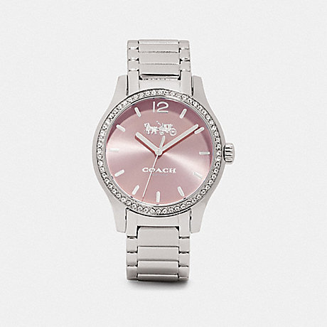 COACH W1625 MADDY WATCH, 37MM STAINLESS-STEEL