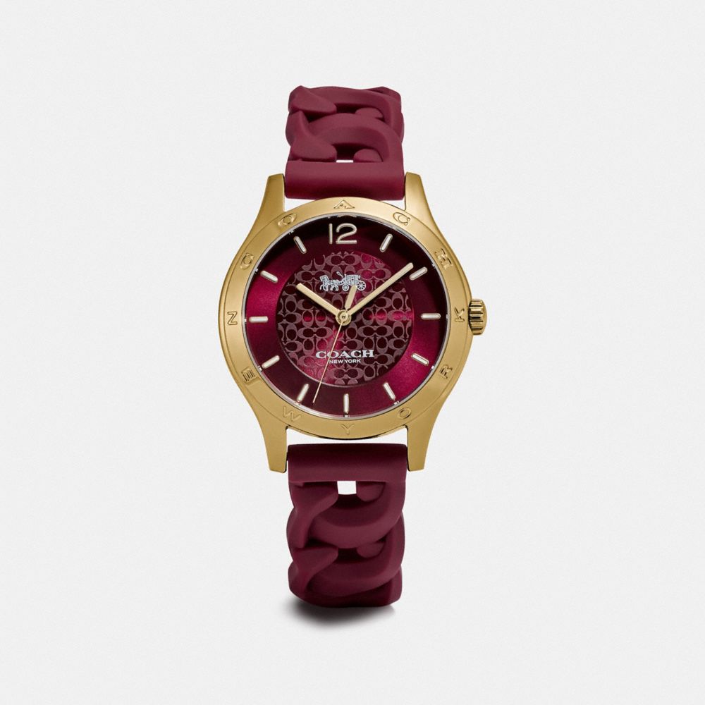 COACH W1631 Maddy Watch, 34mm RHUBARB