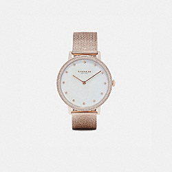 COACH W1639 - AUDREY PAVE WATCH, 35MM CARNATION GOLD