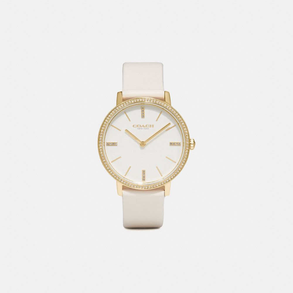 COACH W1658 AUDREY WATCH, 35MM CHALK