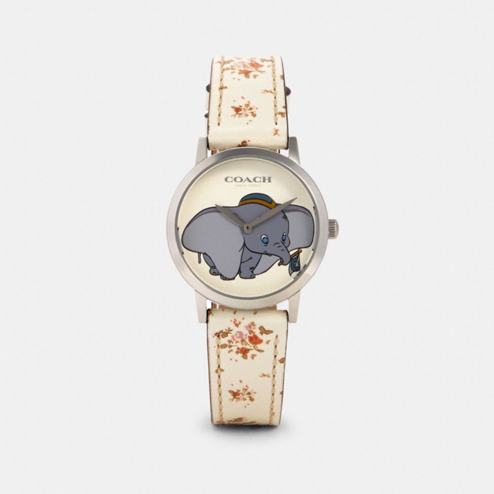 DISNEY X COACH CHELSEA WATCH WITH DUMBO, 32MM - W1665 - CHALK