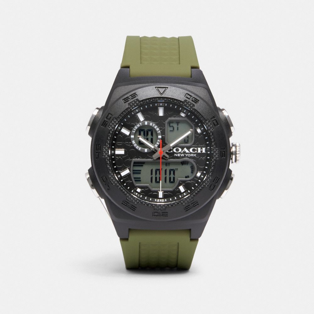 C100 WATCH, 45MM - GREEN - COACH W1685