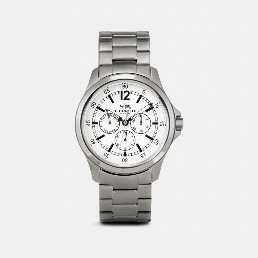 BARROW WATCH - COACH w5013 - GUNMETAL/WHITE