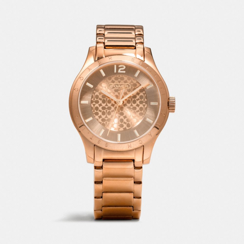 MADDY ROSE GOLD BRACELET WATCH - ROSEGOLD - COACH W6007