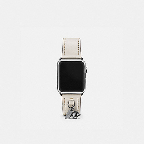 COACH W6133+CHK++WMN APPLE WATCHÂ® STRAP WITH CHARMS CHALK