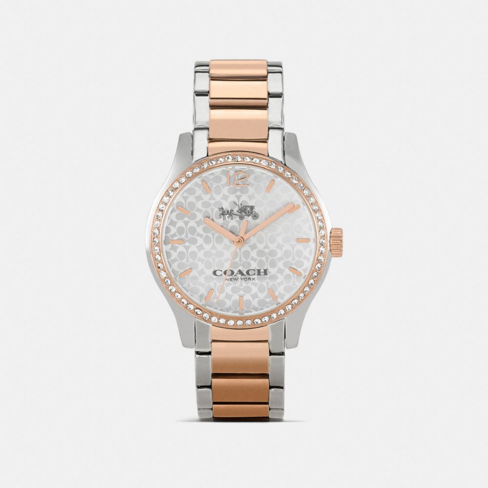 MADDY TWO TONE SET BRACELET WATCH - w6183 - TWO TONE