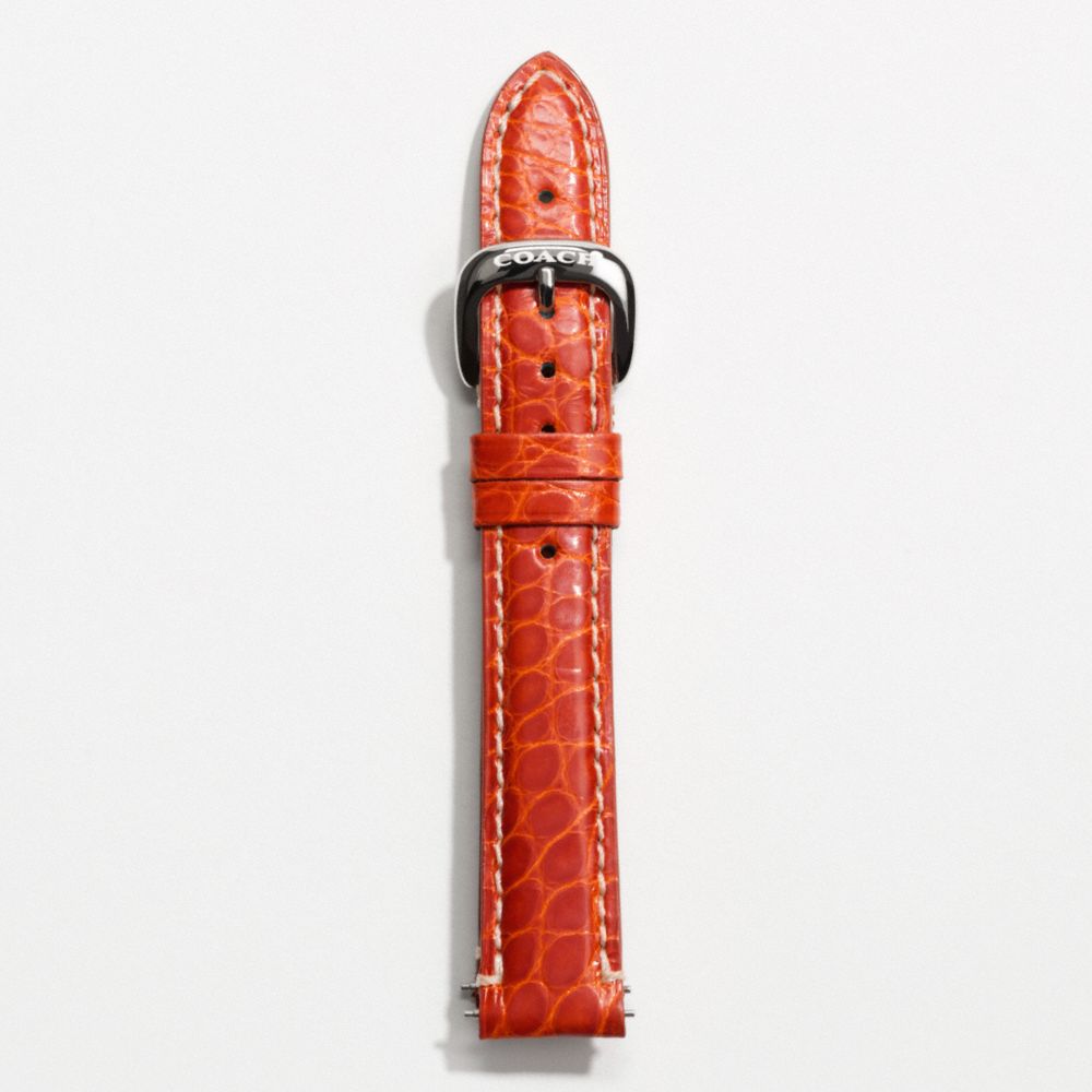 COACH w767 EXOTIC INTERCHANGEABLE WATCH STRAP ORANGE