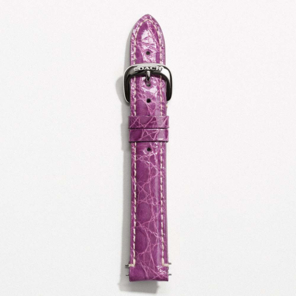 COACH EXOTIC INTERCHANGEABLE WATCH STRAP - PURPLE - W767