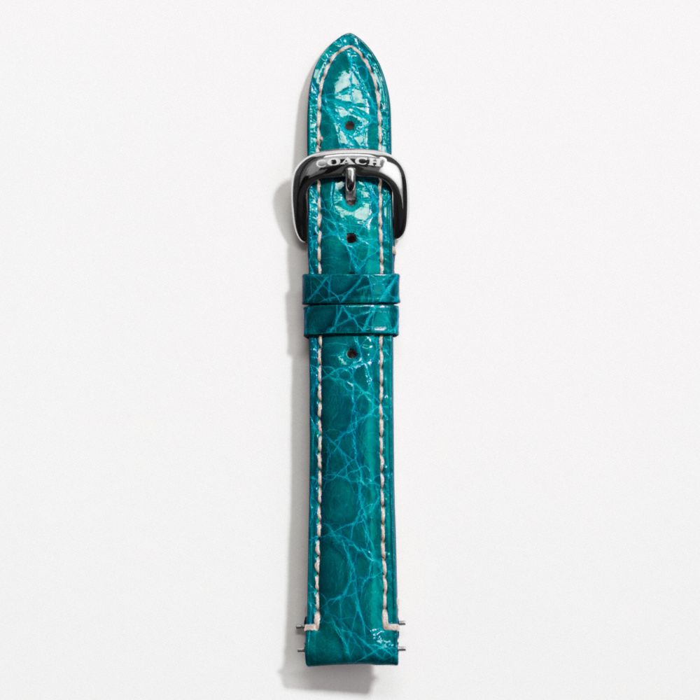 EXOTIC INTERCHANGEABLE WATCH STRAP - TURQUOISE - COACH W767