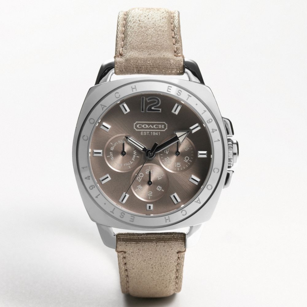 COACH BOYFRIEND STAINLESS STEEL STRAP WATCH - ONE COLOR - W837