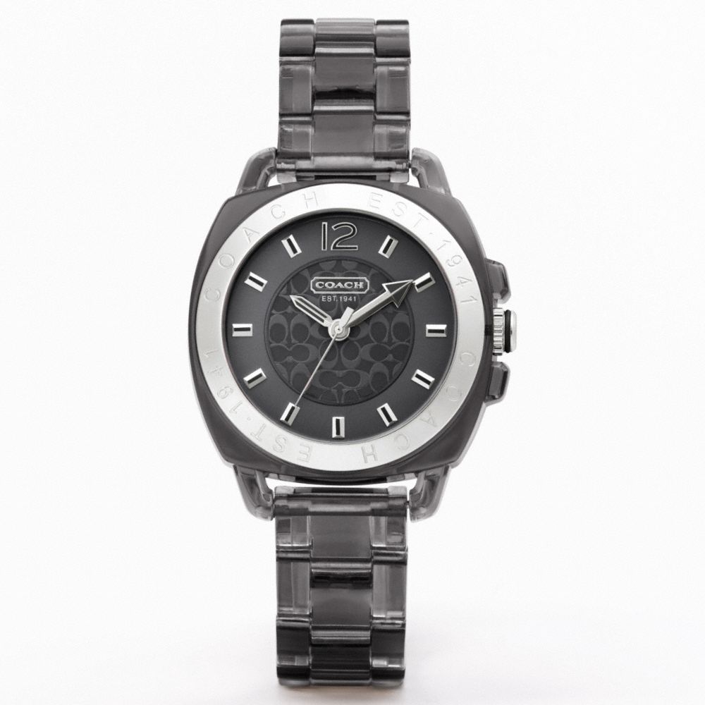 COACH W924 Boyfriend Plastic Bracelet Watch 