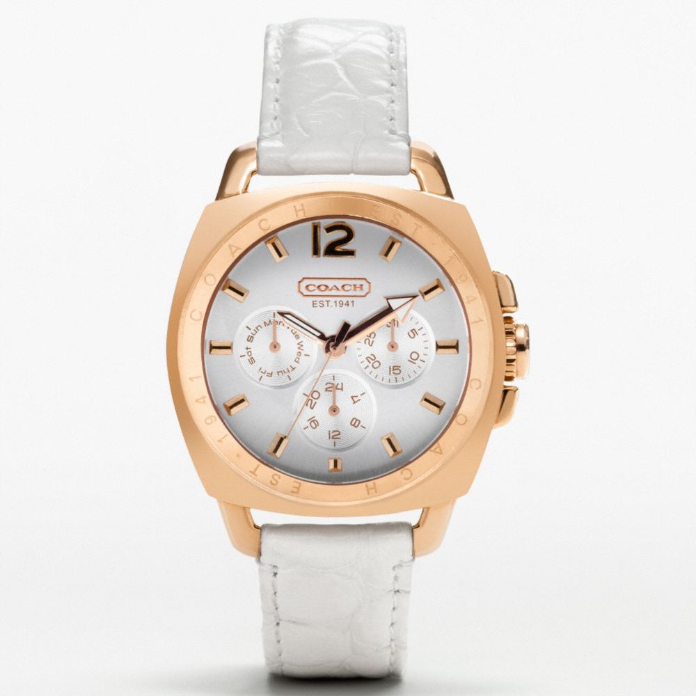 COACH BOYFRIEND ROSEGOLD STRAP - ONE COLOR - W926