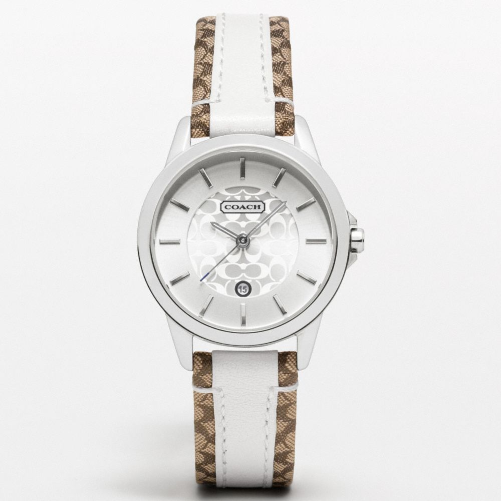 COACH w950 SIGNATURE STRAP WATCH 