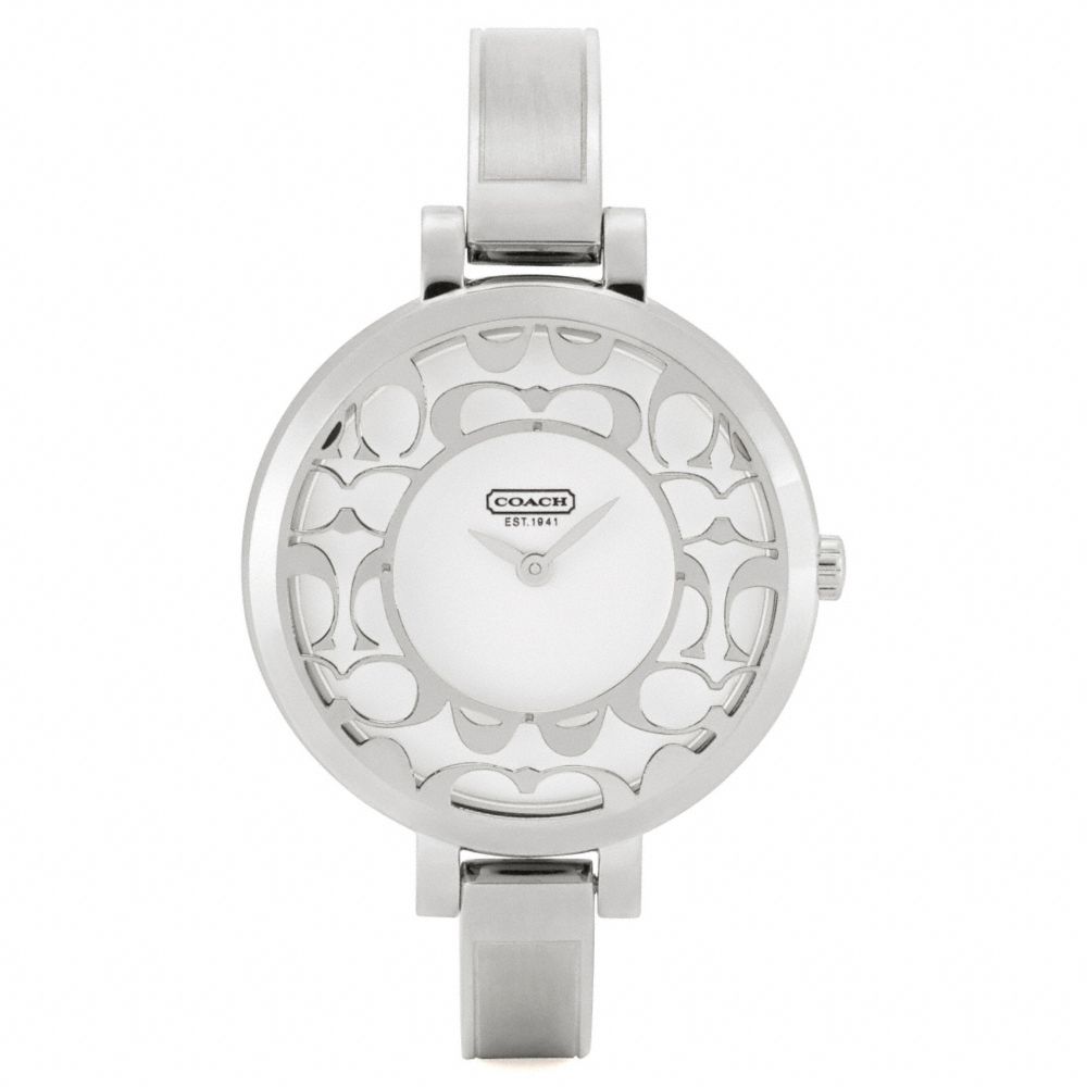 COACH SABRINA STAINLESS STEEL BRACELET WATCH - ONE COLOR - W956