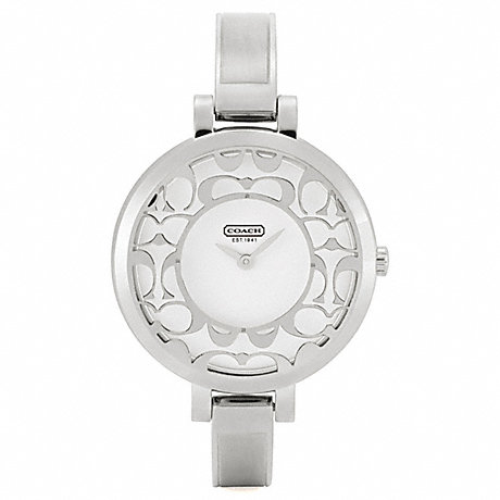 COACH W956 SABRINA STAINLESS STEEL BRACELET WATCH ONE-COLOR
