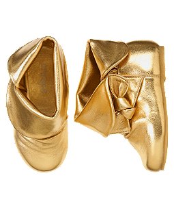 Gold boots for a toddler?