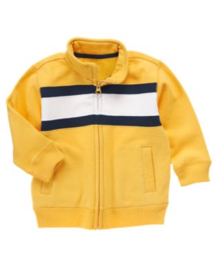 Stripe Fleece Jacket