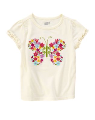 Flower Butterfly Tee