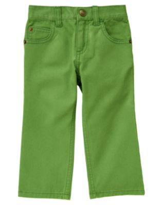 Green Denim Jean