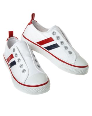 Stripe Laceless Sneaker
