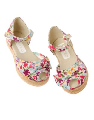 Bow Floral Espadrille