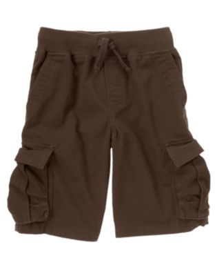 Ribbed Waist Cargo Short