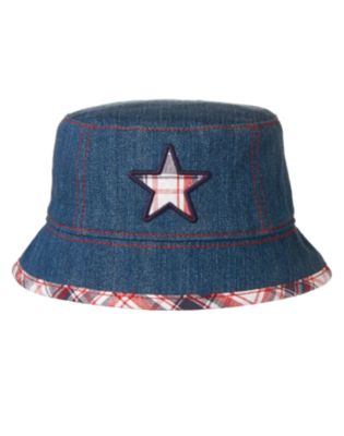 Star Denim Bucket Hat