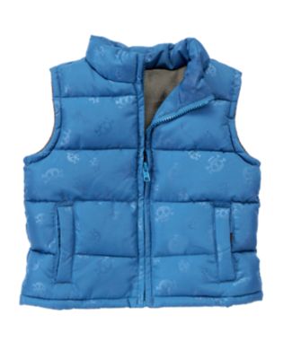 Skull Puffer Vest