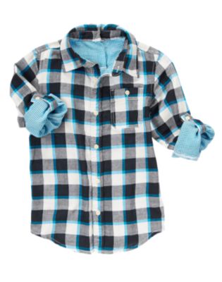Plaid Double Weave Shirt
