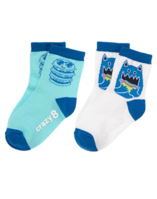 Hamburger Monster Socks 2-Pack