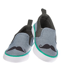Mustache Slip-On Sneakers