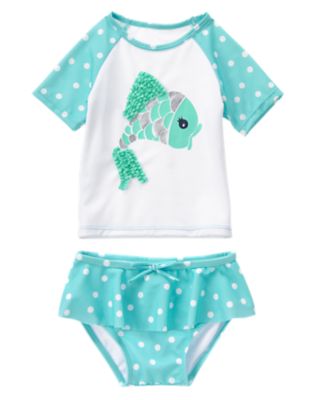 Fish Rash Guard Set