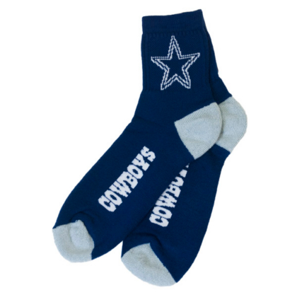 Dallas Cowboys Mens Navy Quarter Socks Footwear Other Mens