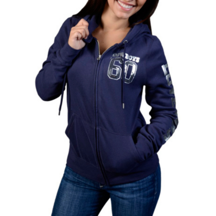 Dallas Cowboys PINK Full Zip Hoody | PINK | Womens | Cowboys Catalog ...