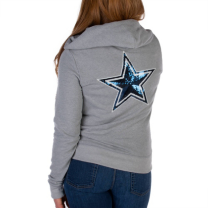 dallas cowboys full zip hoodie sweatshirt