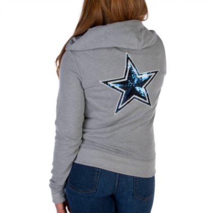 Dallas Cowboys PINK Bling Full Zip Hoodie | PINK | Womens | Cowboys ...