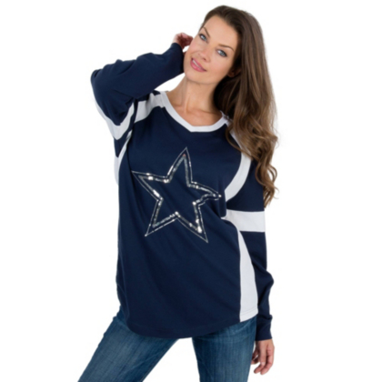 dallas cowboys pink sweatshirt