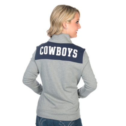 dallas cowboys quarter zip pullover