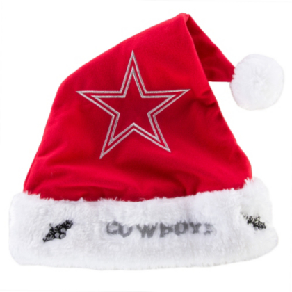 dallas cowboys santa hat