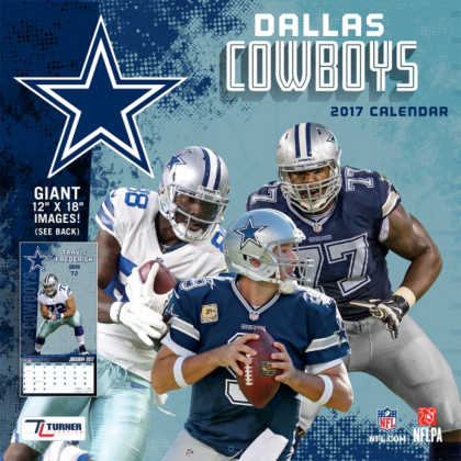 2017 12x12 Dallas Cowboys Team Wall Calendar | Players ...