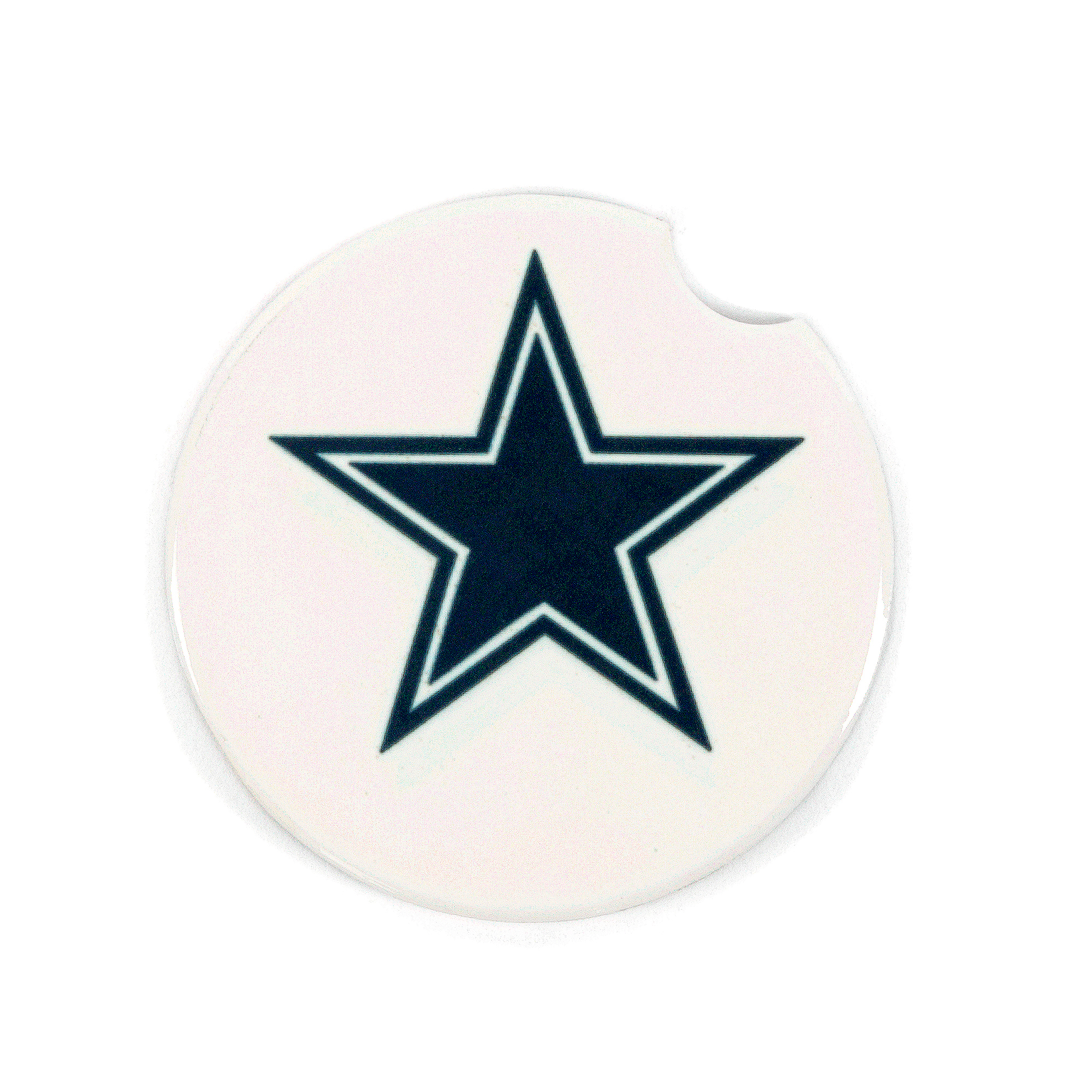 Dallas Cowboys Ceramic White Star Coaster Dallas Cowboys Pro Shop