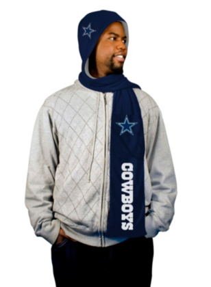 dallas cowboys reversible hoodie