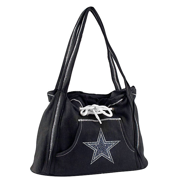 Dallas Cowboys Black Hoodie Purse with Bling | Bags | Accessories | Womens | Cowboys Catalog ...