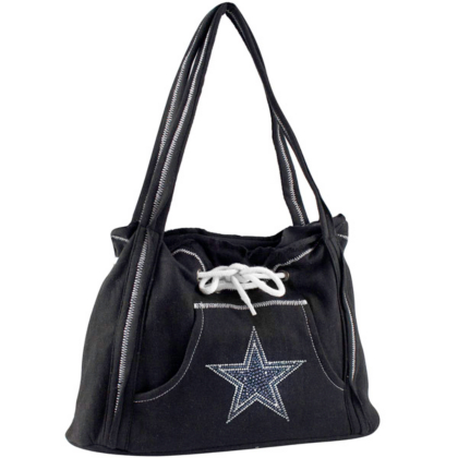Dallas Cowboys Black Hoodie Purse with Bling | Bags | Accessories | Womens | Cowboys Catalog ...