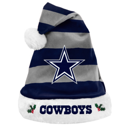 Dallas Cowboys Striped Santa Hat 