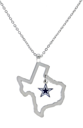 Dallas Cowboys State of Texas Star Necklace Jewelry Accessories