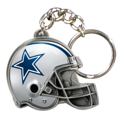 Dallas Cowboys Football Helmet Keychain Automotive Accessories