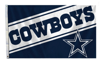 Dallas Cowboys 3x5 Cowboys Wordmark Flag | Banners | Collectibles ...