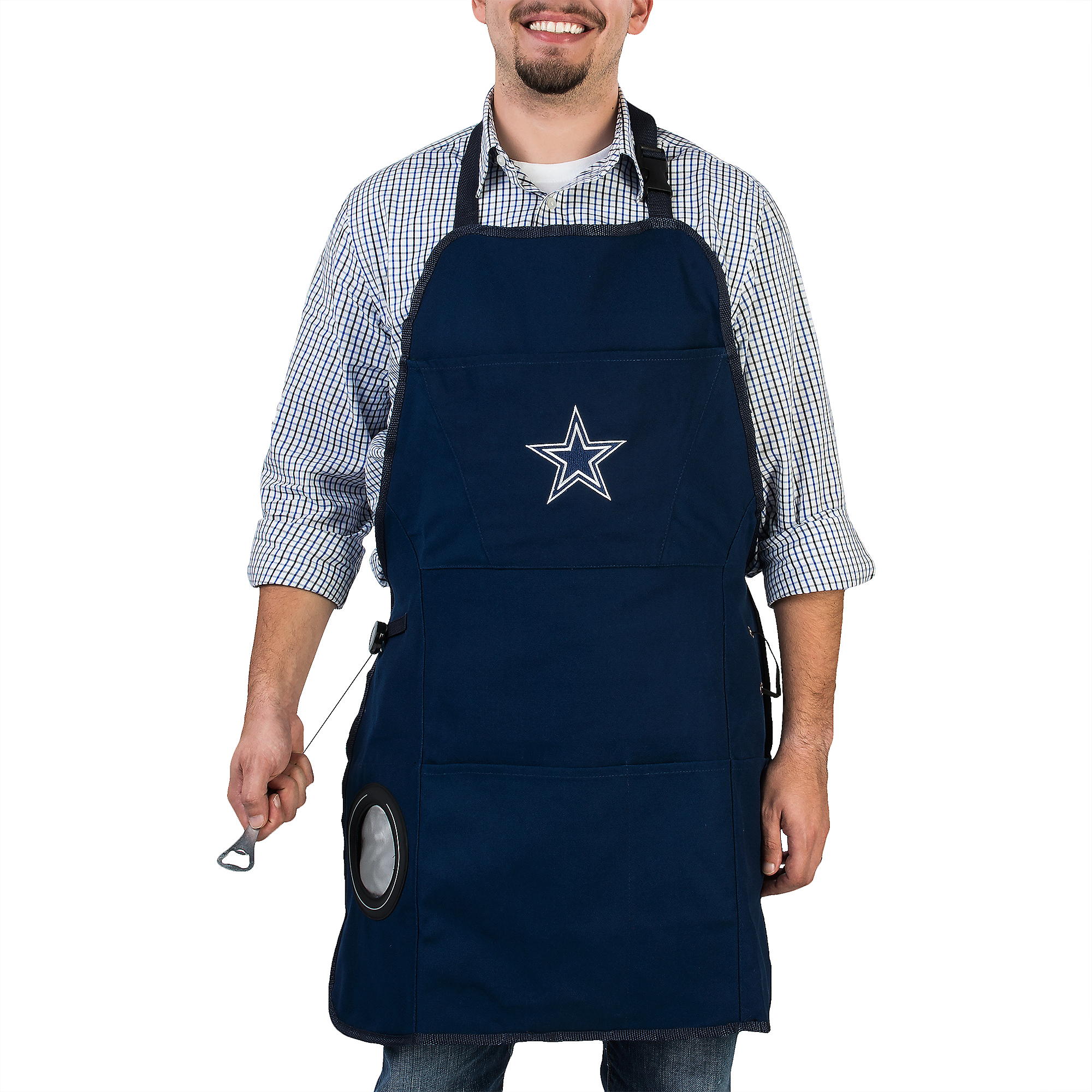 dallas cowboys apron and chef's hat