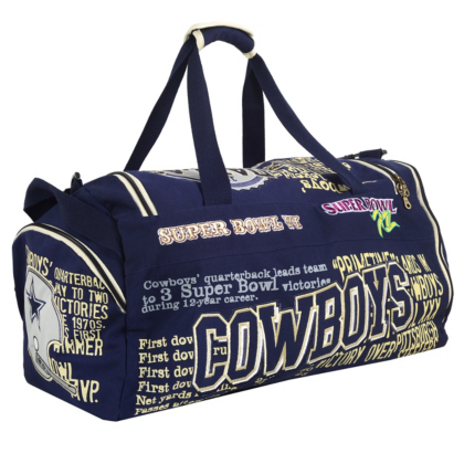 dallas cowboys duffle bag personalized